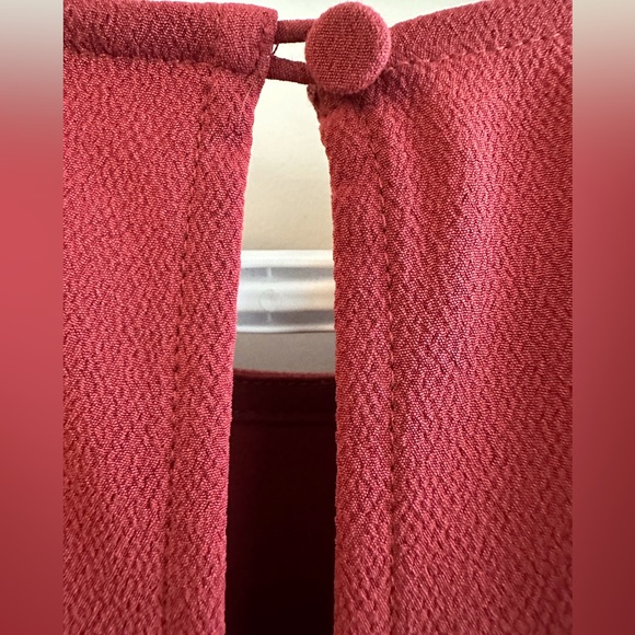 Aritzia Little Moon Open Back Burgundy Dress Sz. Medium - Picture 5 of 7